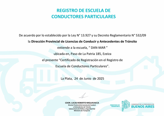 Dan-Mar Autoescuela, San Justo - Canning